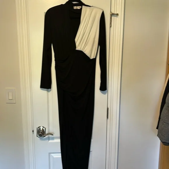 long sleeve prom dress with slits Long Sleeve Lace Prom Dresses See Through Thigh Split Evening Gowns ARD1442